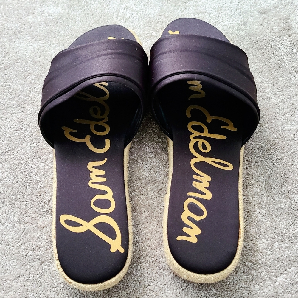 🖤 New! Sam Edelman Satin Beachy Sandals - Picture 5 of 6